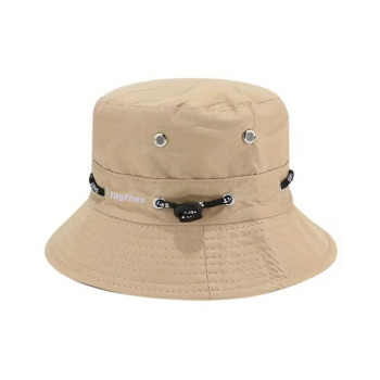 Erkek Kadın Unisex Safari Şapka Güneş Koruyucu Balıkçı Şapkası Outdoor Kamp Avcılık Trekking Krem
