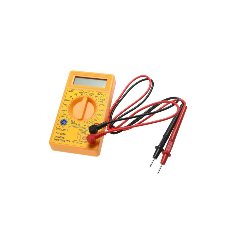 Dijital Multimetre Avometre LED Ekranlı Akım Volt Amper Ölçüm Aleti Cihazı