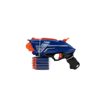 Yumuşak Sünger Köpük Mermi Atan Oyuncak Silah Tabanca Dart Nişancı 10 Mermili