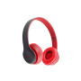 Katlanabilir Wireless Kablosuz Bluetooth Güçlü Bass Kulak Üstü Kulaklık Kırmızı