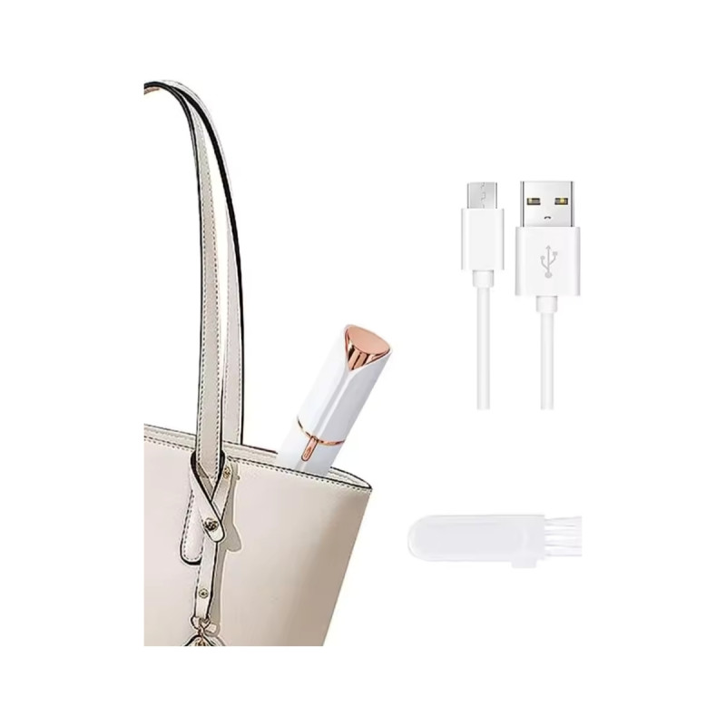 Taşınabilir Şarjlı Çene Yüz Kaş Bıyık Burun Tüy Alma Düzeltici Epilasyon Aleti