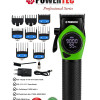 Powertec TR-5100 Profesyonel Saç Tıraş Makinesi 9000 RPM Dijital Ekran
