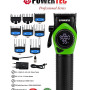Powertec TR-5100 Profesyonel Saç Tıraş Makinesi 9000 RPM Dijital Ekran