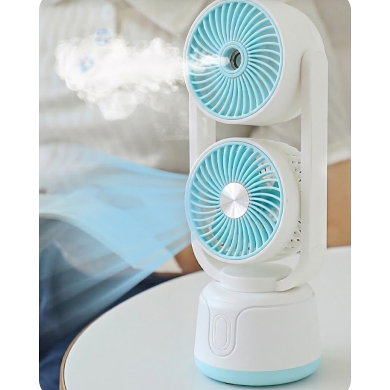 Mini Soğuk Su Buharlı Nemlendiricili Masaüstü Vantilatör Fan Soğutucu