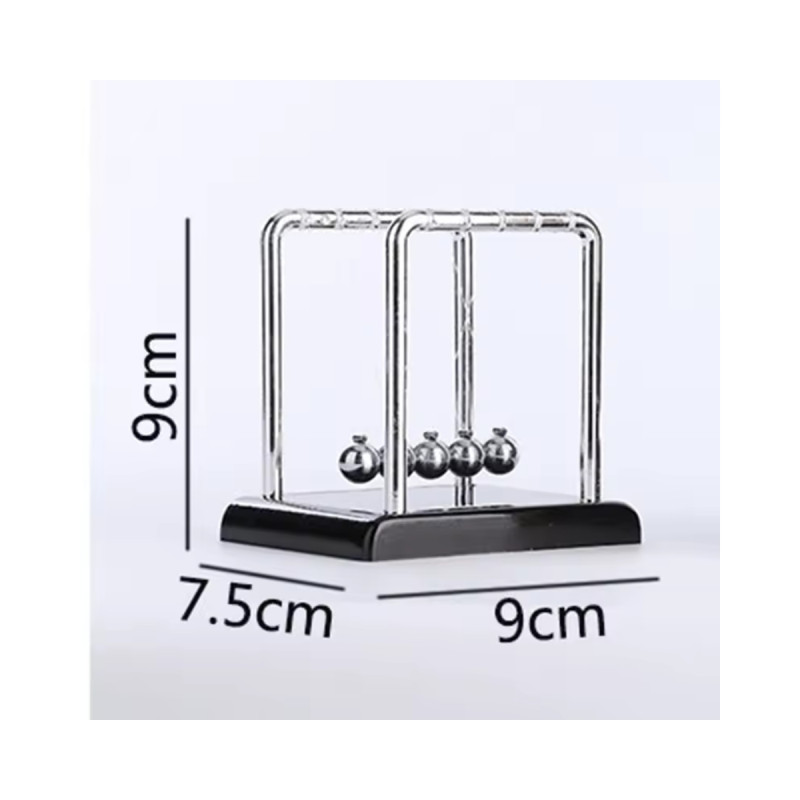 Ofis Çalışma Masası Newton Denge Stres Topu Çarparak Hareket Eden Masa Süsü
