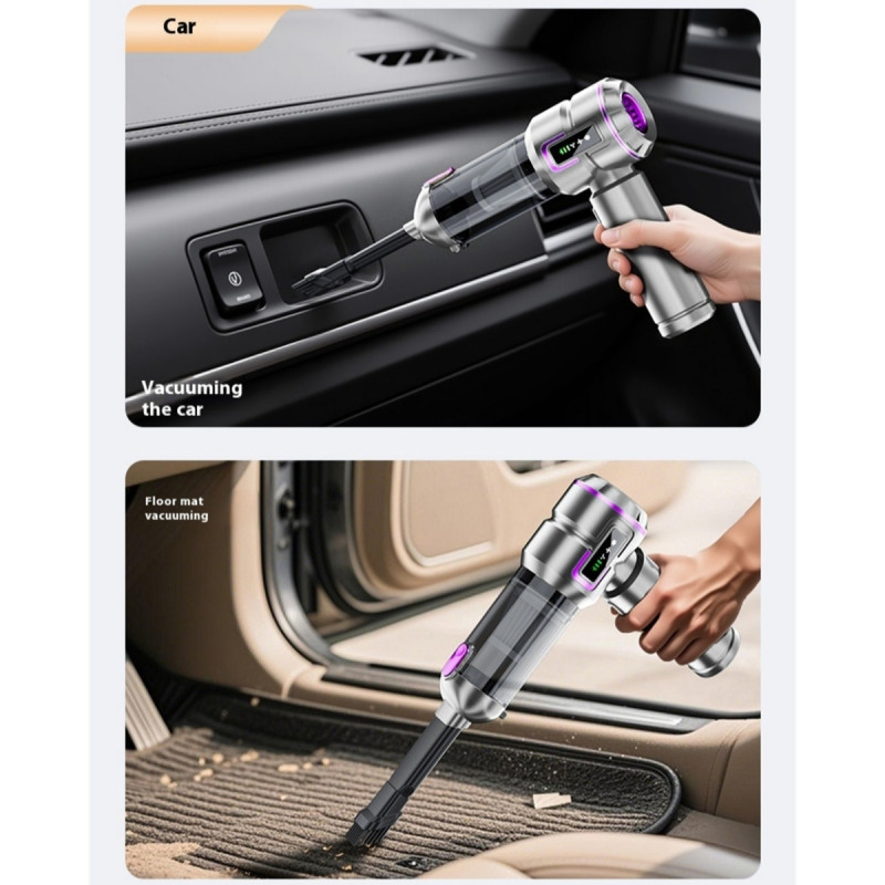 Fırçasız Motor Şarjlı Kablosuz 20000 mAH Güçlü El Araç Süpürgesi Üfleme ve Vakum