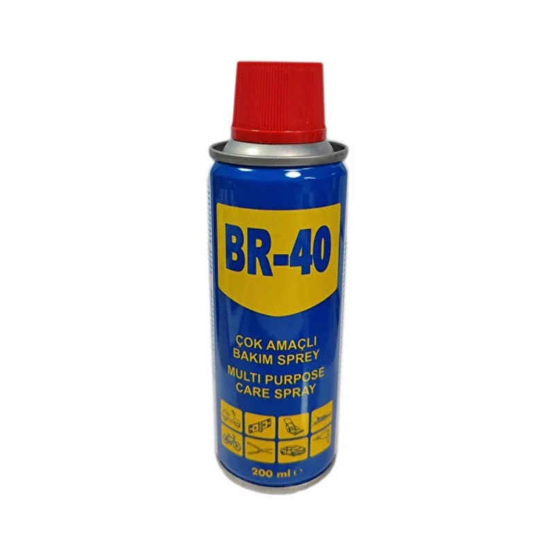 Carub BR-40 Yağlama Temizleme Pas Sökücü Çok Amaçlı Bakım Spreyi 200 ml