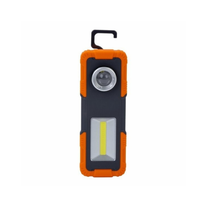 Oto Tamirci El Feneri Şarjlı Mıknatıslı Zoomlu Askılı Kamp Magnet LED Lambası