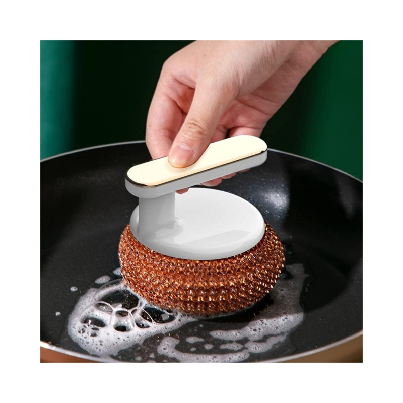 Tutma Aparatlı Paslanmaz Çelik Tel Bulaşık Yıkama Lavabo Temizlik Teli