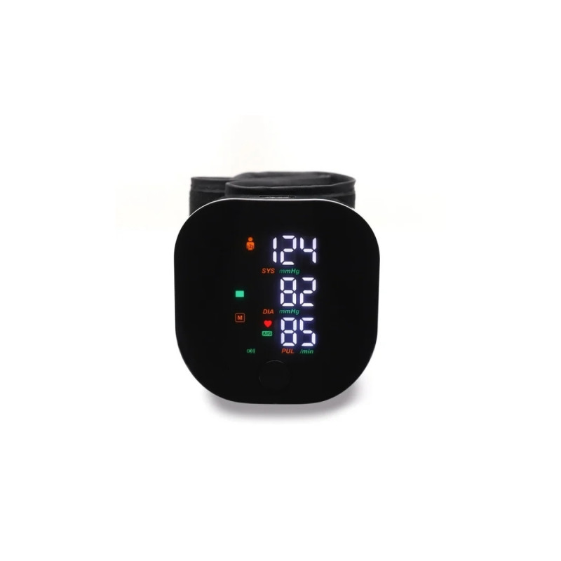 Sesli  Dijital Elektronik Şarjlı Bilekten Hassas Kan Basıncı Tansiyon Aleti Bilekliği