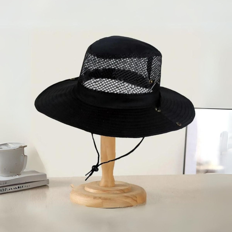 Yazlık Katlanabilir Bağlamalı Fileli Balıkçı Avcı Safari Fötr Fötür Şapka