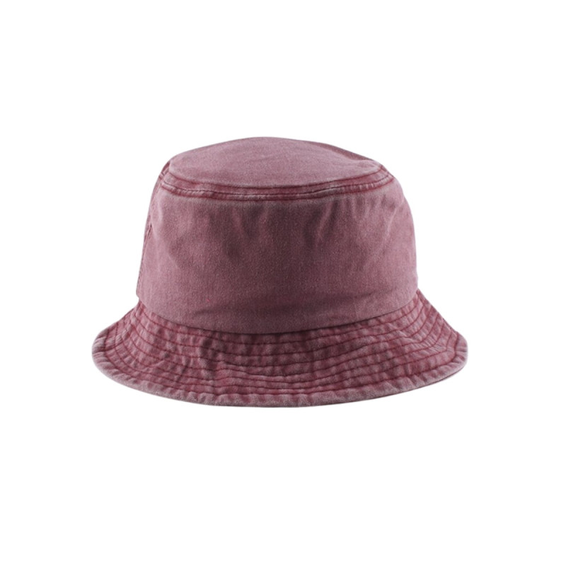 Yazlık Katlanabilir Bağlamalı Eskitme Balıkçı Avcı Safari Fötr Fötür Şapka Pembe