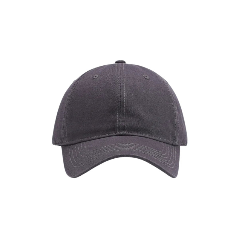 Nefes Alan Düz Renk Unisex Ayarlanabilir Beyzbol Plaj Avcı Spor Şapka Kep Gri