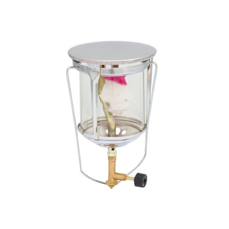 Kamp Dağcı Avcı Ekonomik Büyük Lüks Piknik Tüpünde Yanan Gaz Lambası