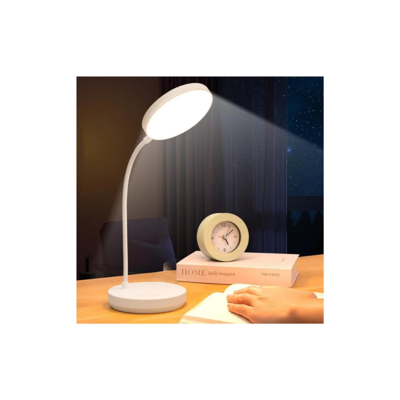 Akrobat Ayarlanabilir Dokunmatik Çalışma Okuma Masa Lambası Pembe