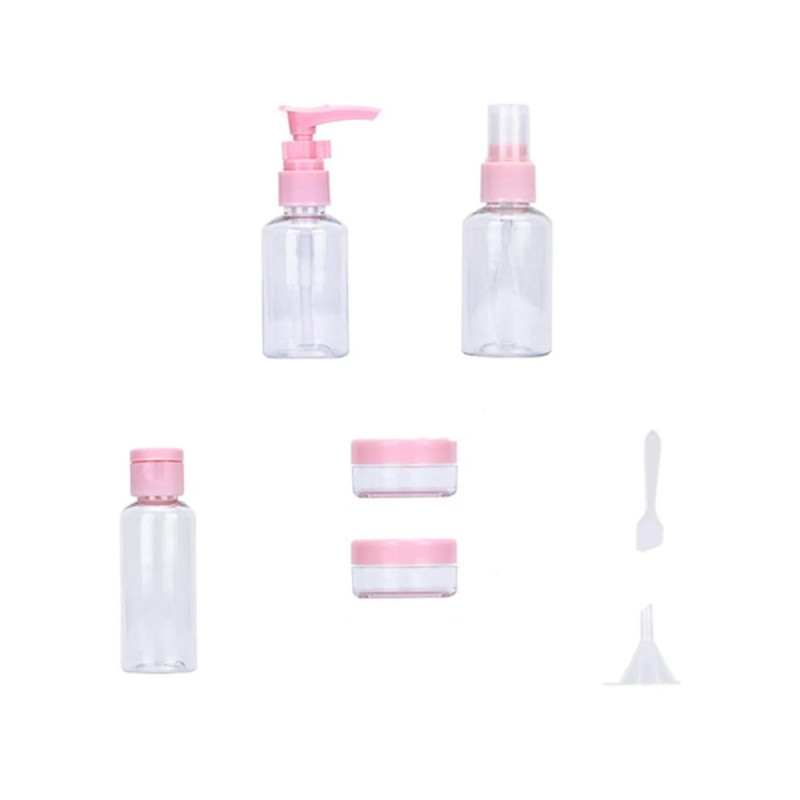 Hijyen Seyahat Seti Şampuan Krem Parfüm Sprey Taşıma Doldurma Kabı