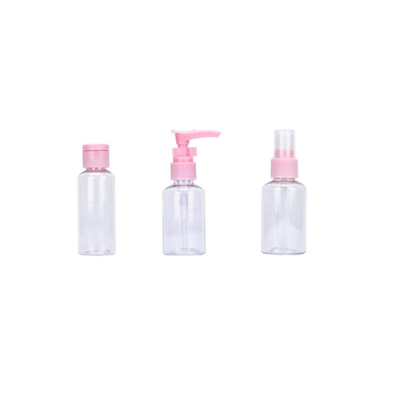 Hijyen Seyahat Seti Şampuan Krem Parfüm Sprey Taşıma Doldurma Kabı