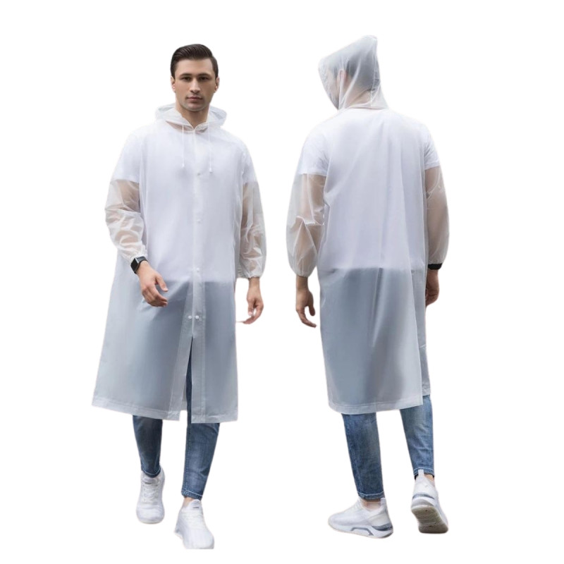 Günlük Kapüşonlu Eva Balıkçı Motorcu Avcı Kamp Yağmurluk