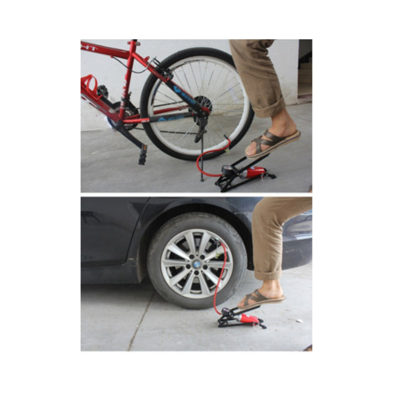 Ayak Hava Pompası Oto Araç Lastik Pompası Top Lastik Bisiklet Motosiklet Lastik Şişirme Ayak Hava Pompası Oto Araç Lastik Pompası Top Lastik Bisiklet Motosiklet Lastik Şişirme