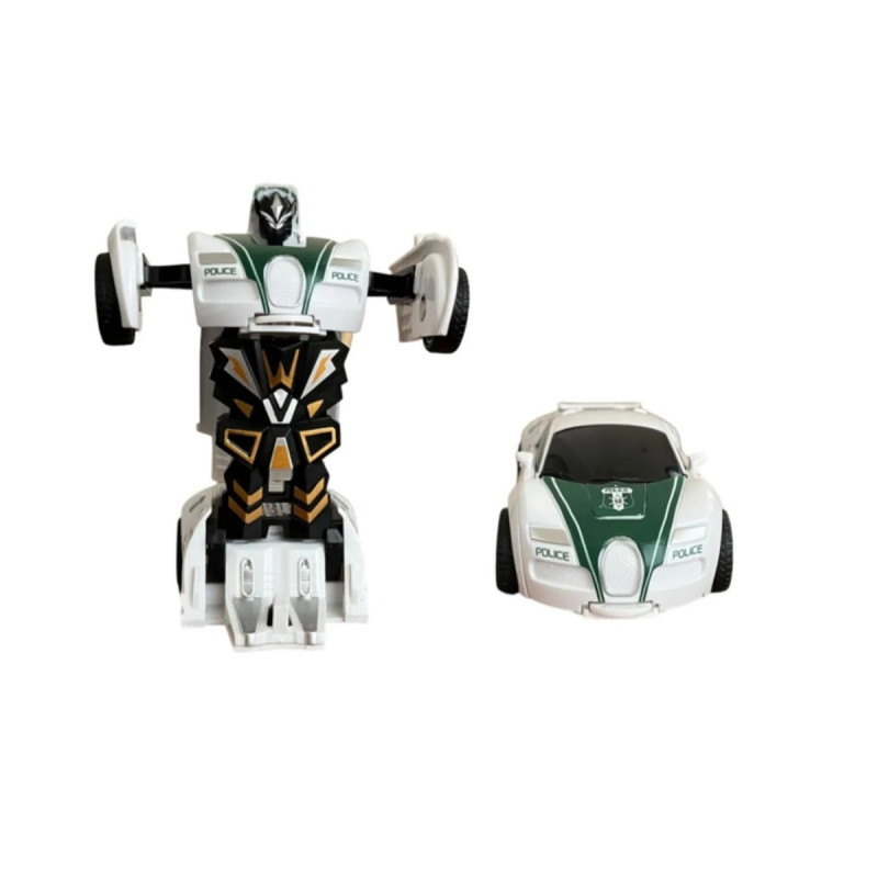 Transformers Bumblebee Robota Dönüşebilen Oyuncak Polis Araba Yeşil