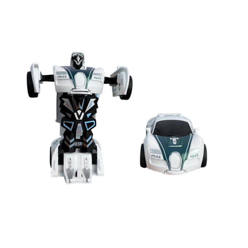 Transformers Bumblebee Robota Dönüşebilen Oyuncak Polis Araba Mavi