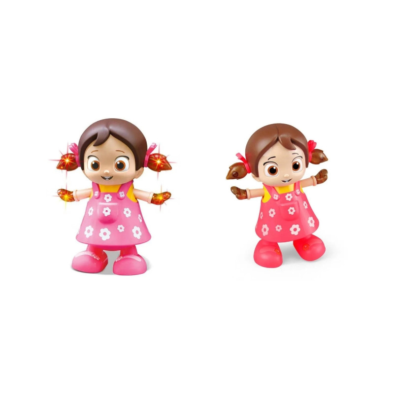 Sesli Işıklı Hareketli Niloya Dans Eden Şarkı Söyleyen Kız Bebek Oyuncak