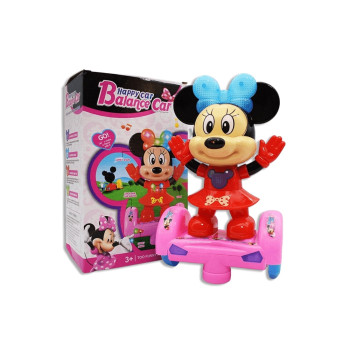 Denge Arabasında Dans Eden Işıklı Sesli Minnie Mouse Kız Bebek Oyuncak Denge Arabasında Dans Eden Işıklı Sesli Minnie Mouse Kız Bebek Oyuncak