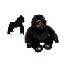 Parlak Detaylı Yumuşak Oturan Peluş Goril Büyük Boy Uyku Arkadaşı 40 cm