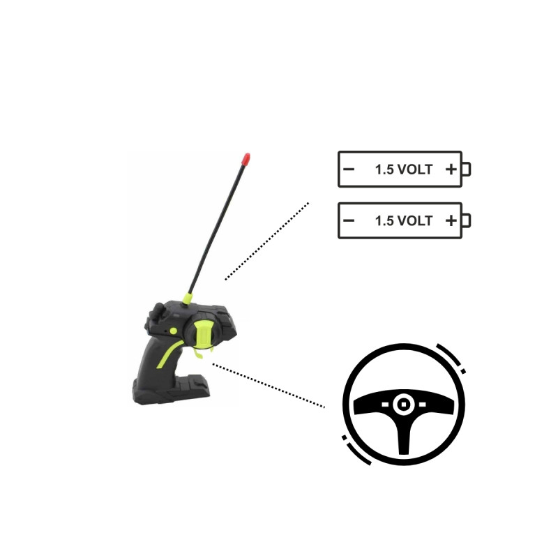 1:14 Off Road 4 Kanallı Tırmanabilen Uzaktan Kumandalı Araba