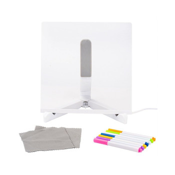 LED Yaratıcı Not Yazı Çizim Tableti Tahtası Neon Işıklı