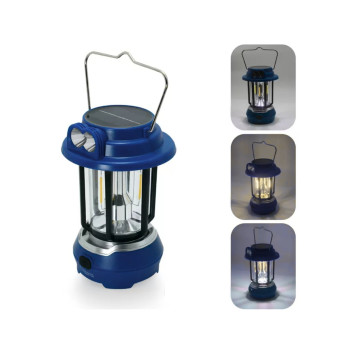 Taşınabilir Solar Şarjlı LED 30W Kamp Avcı Çadır Feneri 5 Farklı Mod