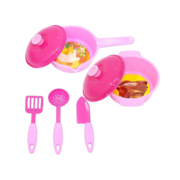 Oyuncak Mutfak Seti Tava Tencere Spatula Kepçe Bıçak Yemek Seti