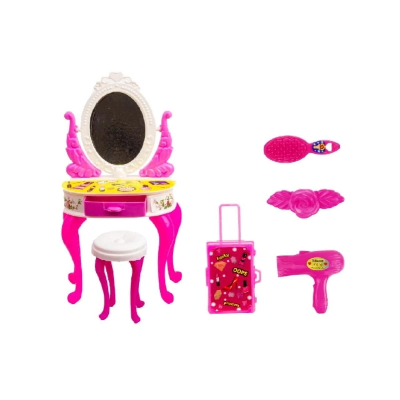 Kartela Oyuncak Makyaj Güzellik Seti Kız Çocuk Evcilik Oyunu