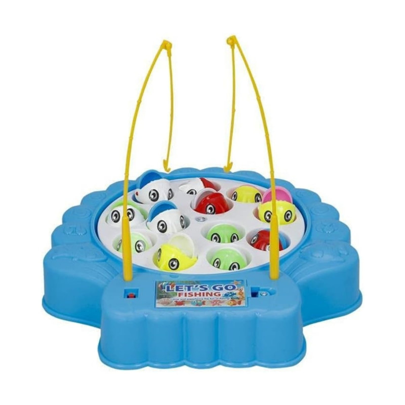 Eğitici 2 Oltalı Oyuncak Olta Balık Tutma Yakalama Oyunu Otomatik