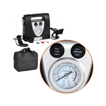 Işıklı Çantalı Profesyonel Oto Araç Lastik Hava Kompresör 12v 220v Işıklı Çantalı Profesyonel Oto Araç Lastik Hava Kompresör 12v 220v