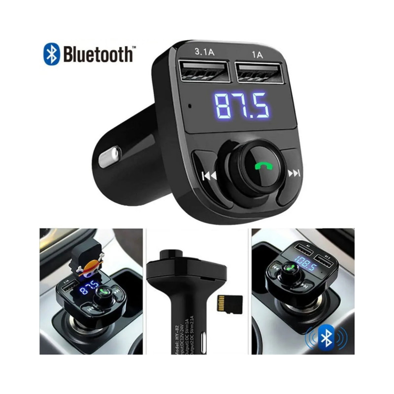 Bluetooth Araç Kiti FM Verici Çakmaklık USB Flash Disk Müzik ve Handsfree Bluetooth Araç Kiti FM Verici Çakmaklık USB Flash Disk Müzik ve Handsfree