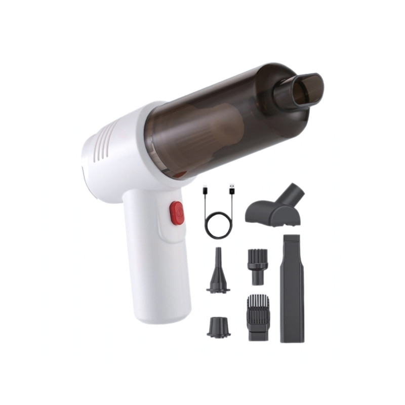 Şarjlı Oto Süpürge Kablosuz El Süpürgesi Güçlü Çekiş ve Üfleme Çok Fonksiyonlu