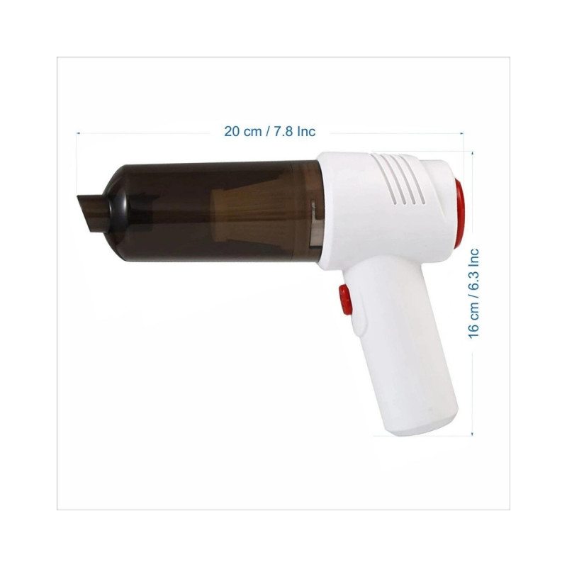 Şarjlı Oto Süpürge Kablosuz El Süpürgesi Güçlü Çekiş ve Üfleme Çok Fonksiyonlu