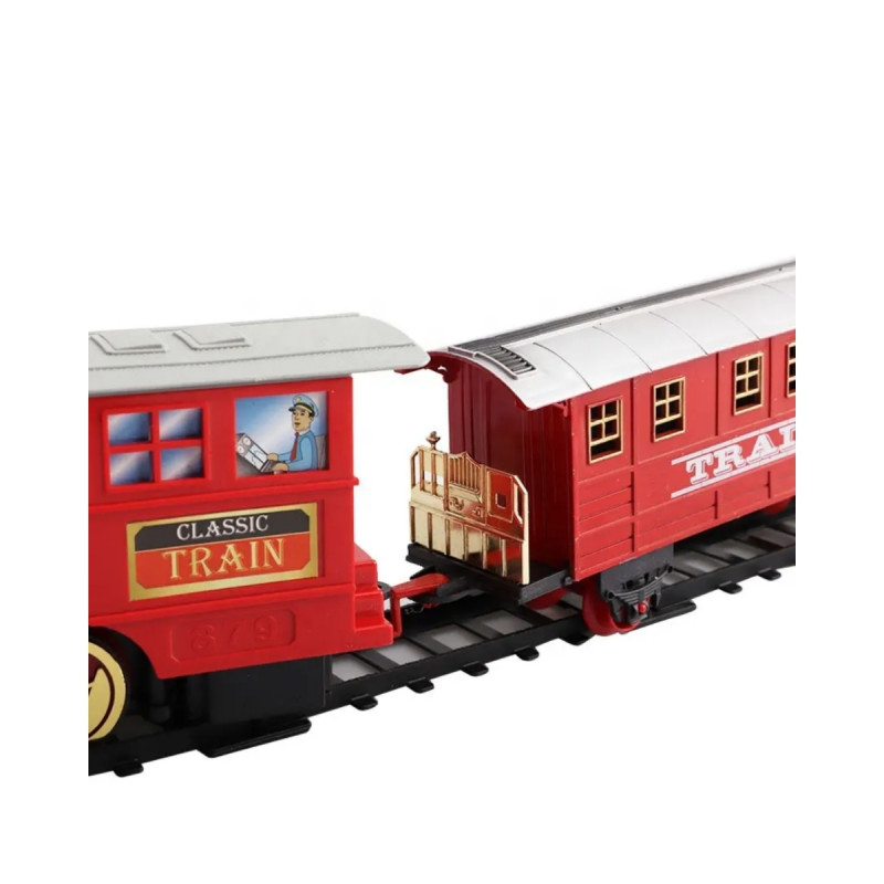 Işıklı Sesli Vagonlu Puzzle Raylı Kumandalı Oyuncak Yüksek Hızlı Tren Seti