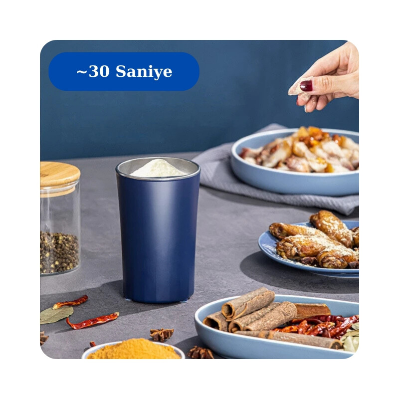 Otomatik Kahve ve Baharat Değirmeni Öğütücü Paslanmaz Çelik Kahve Değirmeni Öğütme Makinesi