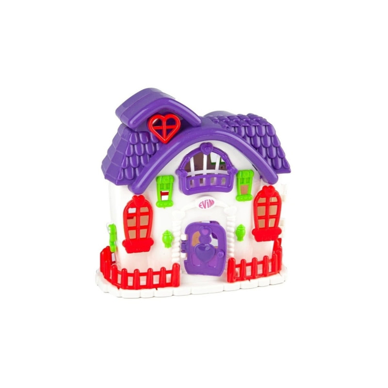 Evcilik Oyunu İçin Tekli Oyuncak Evi Kutulu Eğlenceli Ev Seti