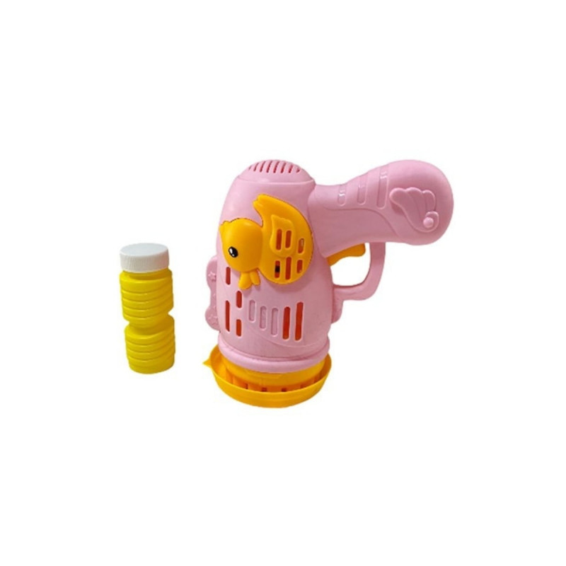 Köpük Çıkaran Pilli Ördekli 23 Çıkışlı Eğlenceli Baloncuk Tabancası Oyuncak