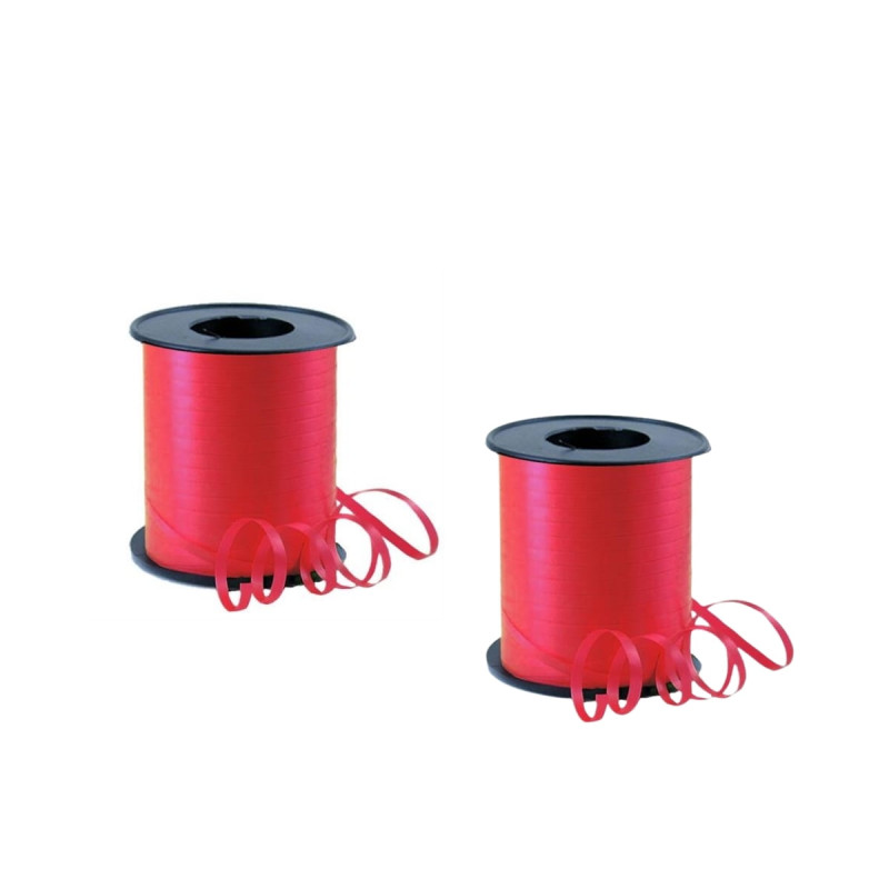 Kırmızı Renkli Rafya 8 mm x 200 m (2 Adet)