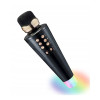 Karaoke Mikrofon LED Işıklı TWS Selfie Şarkı Kaydı SD Kart Dahili Hoparlör