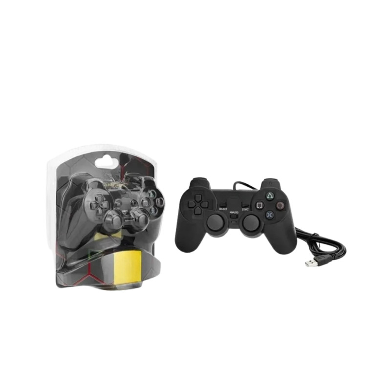 PC Laptop USB Uyumlu Double Shock Gamepad Oyun Kolu Konsolu