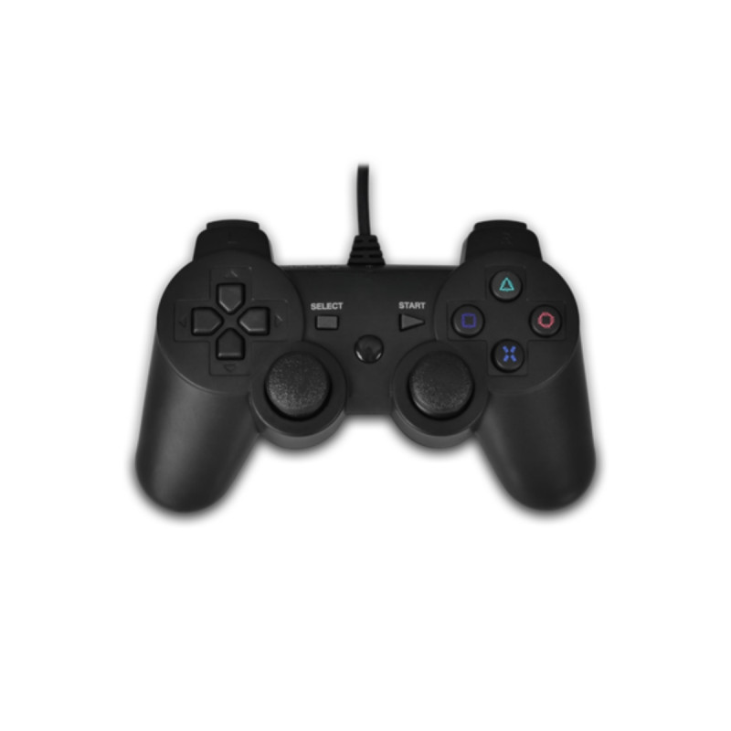 PC Laptop USB Uyumlu Double Shock Gamepad Oyun Kolu Konsolu