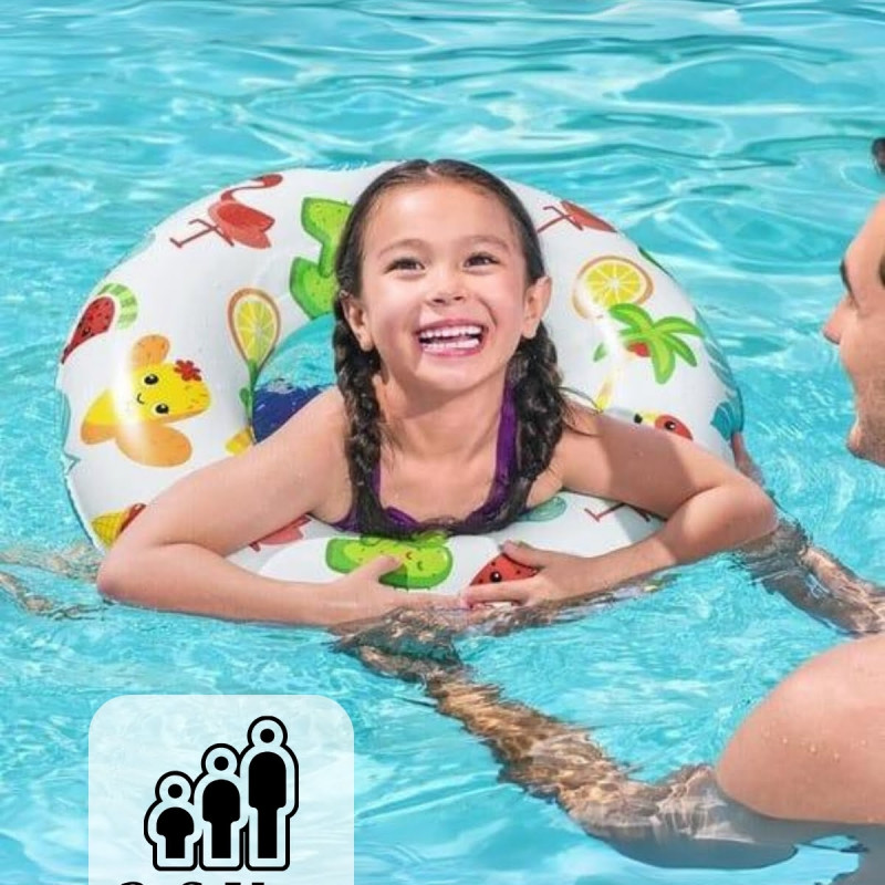 Deniz Havuz Yüzme Yardımcısı Simit Yüzme Öğretici (3-6 Yaş)