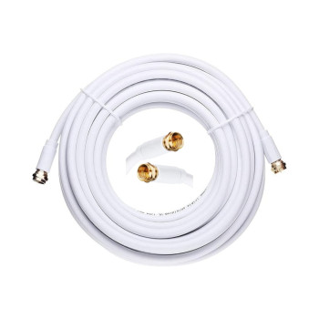 10 Metre RG6U6 Full HD 3D 4K Anten TV Çanak LNB Uydu Kablosu İki Ucu F Konnetkör 10 Metre RG6U6 Full HD 3D 4K Anten TV Çanak LNB Uydu Kablosu İki Ucu F Konnetkör