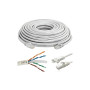 Premium Yüksek Hızlı İnternet Lan Data Yazıcı Modem Adsl Cat6 RJ45 Uçlu Kablo 5 Metre