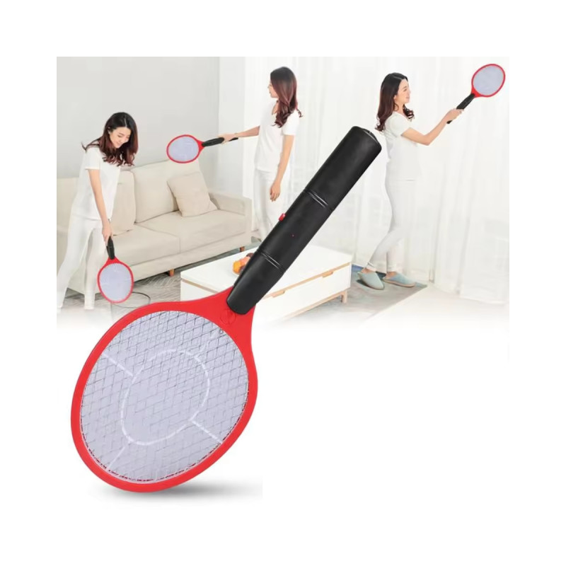 Şarjlı Sinek Sivrisinek Haşere Öldürücü Raket Sineklik